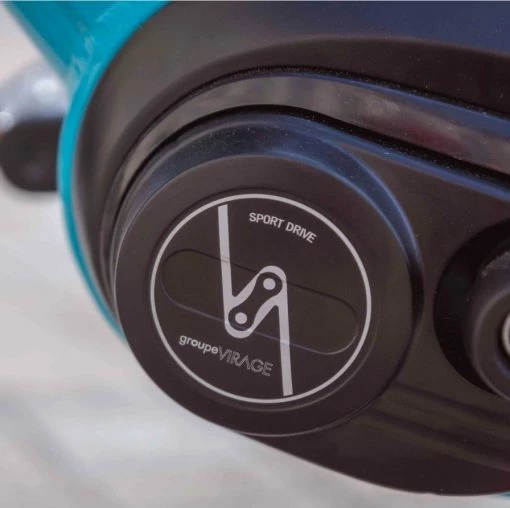 25 Kg Vélo électrique VIRAGE Virage 672Wh 150 Kms 2022 Bleu (Made In France) -Vélos de Route Soldes virage moteur sport drive 1 2